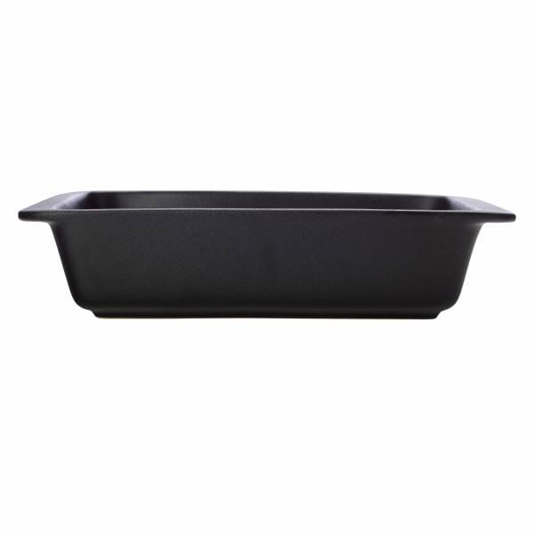 CAVIAR BLACK Auflaufform 31 x 19,5 cm, Premium-Keramik
