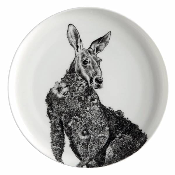 MARINI FERLAZZO Teller Kangaroo, Premium-Keramik, in Geschenkbox