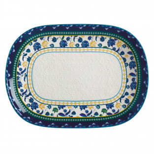 RHAPSODY Platte Blau, 45 x 33 cm, Keramik, in Geschenkbox