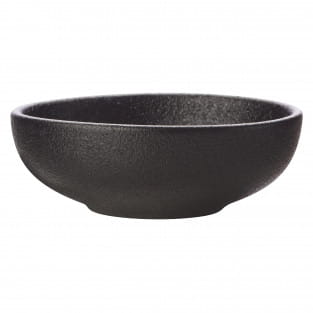 CAVIAR BLACK Dipschale 7 cm, Premium-Keramik