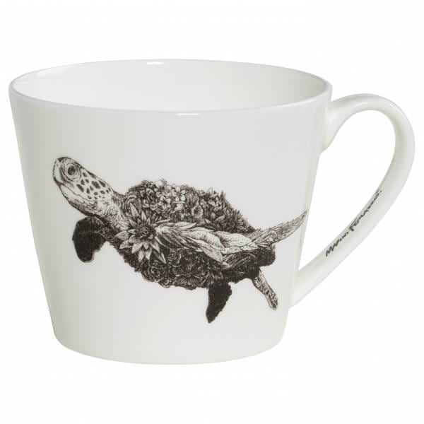 MARINI FERLAZZO Becher Sea Turtle, Premium-Keramik, in Geschenkbox