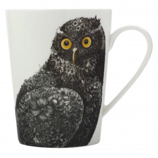MARINI FERLAZZO Becher Owl, Premium-Keramik, in Geschenkbox