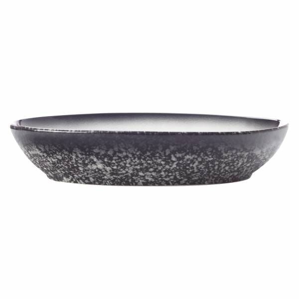 CAVIAR GRANITE Schale oval, 30 x 20 cm, Premium-Keramik