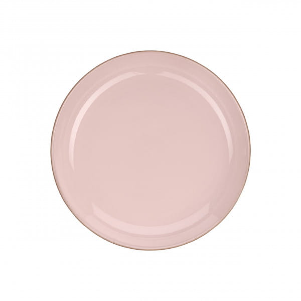 SIENNA Teller tief, 19 x 3 cm, Pink, Keramik