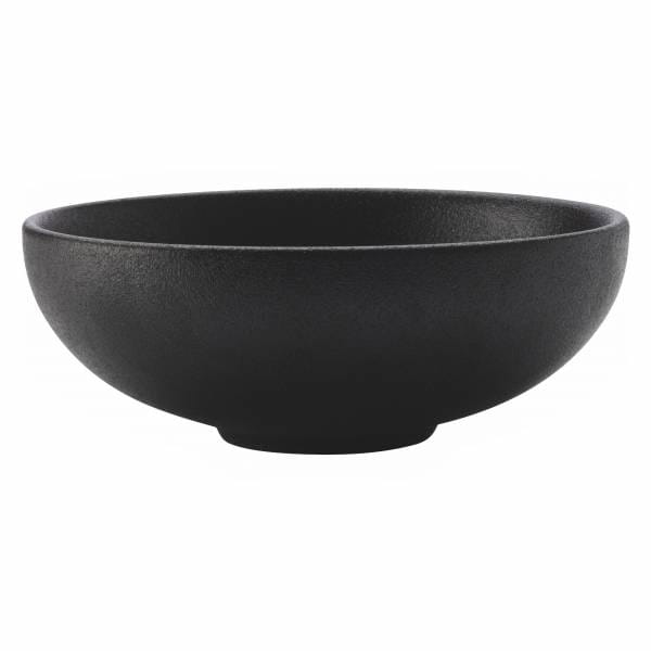 CAVIAR BLACK Schale 15,5 x 6 cm, Premium-Keramik