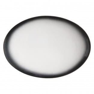 CAVIAR GRANITE Platte oval, 30 x 22 cm, Premium-Keramik